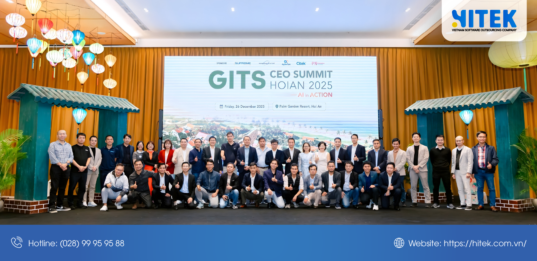 Hitek Software, GITS CEO Summit 2025 에서 Excellent Award 수상 | 호이안