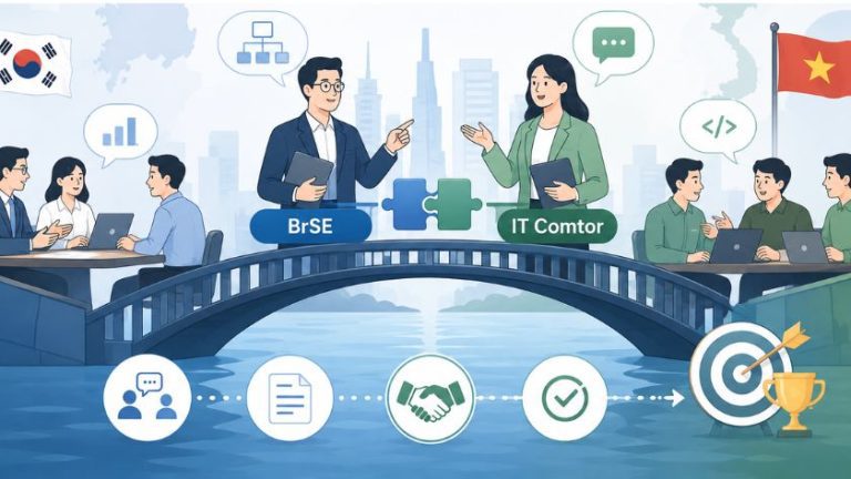 BrSE와 IT Comtor의 역할은 무엇인가? 베트남 외주 개발 성공을 결정하는 브릿지 인력 가이드