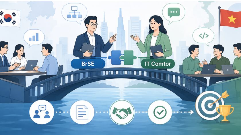 BrSE와 IT Comtor의 역할은 무엇인가? 베트남 외주 개발 성공을 결정하는 브릿지 인력 가이드